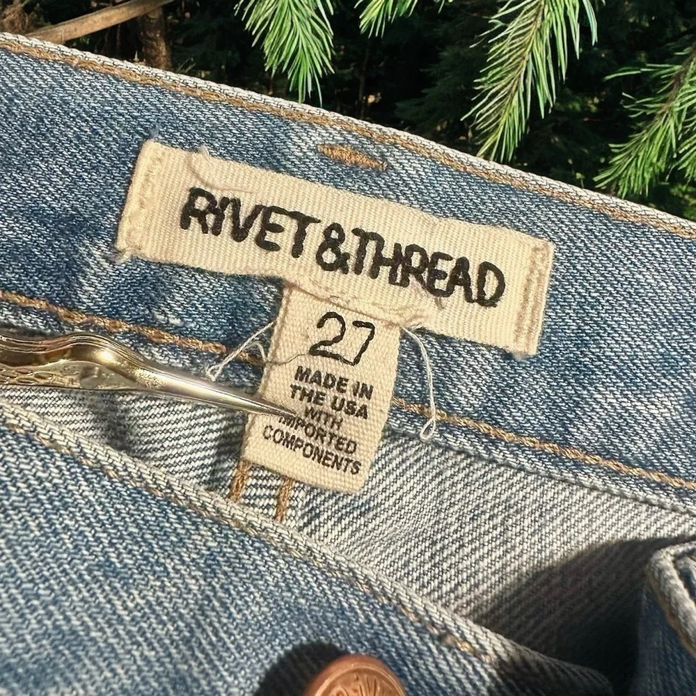 Madewell Rivet & Thread ‘Low-Rise Vintage Straight Jeans: Selvedge Edition’ 27